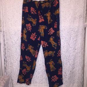 Boys XL  scooby doo fleece sleep pants